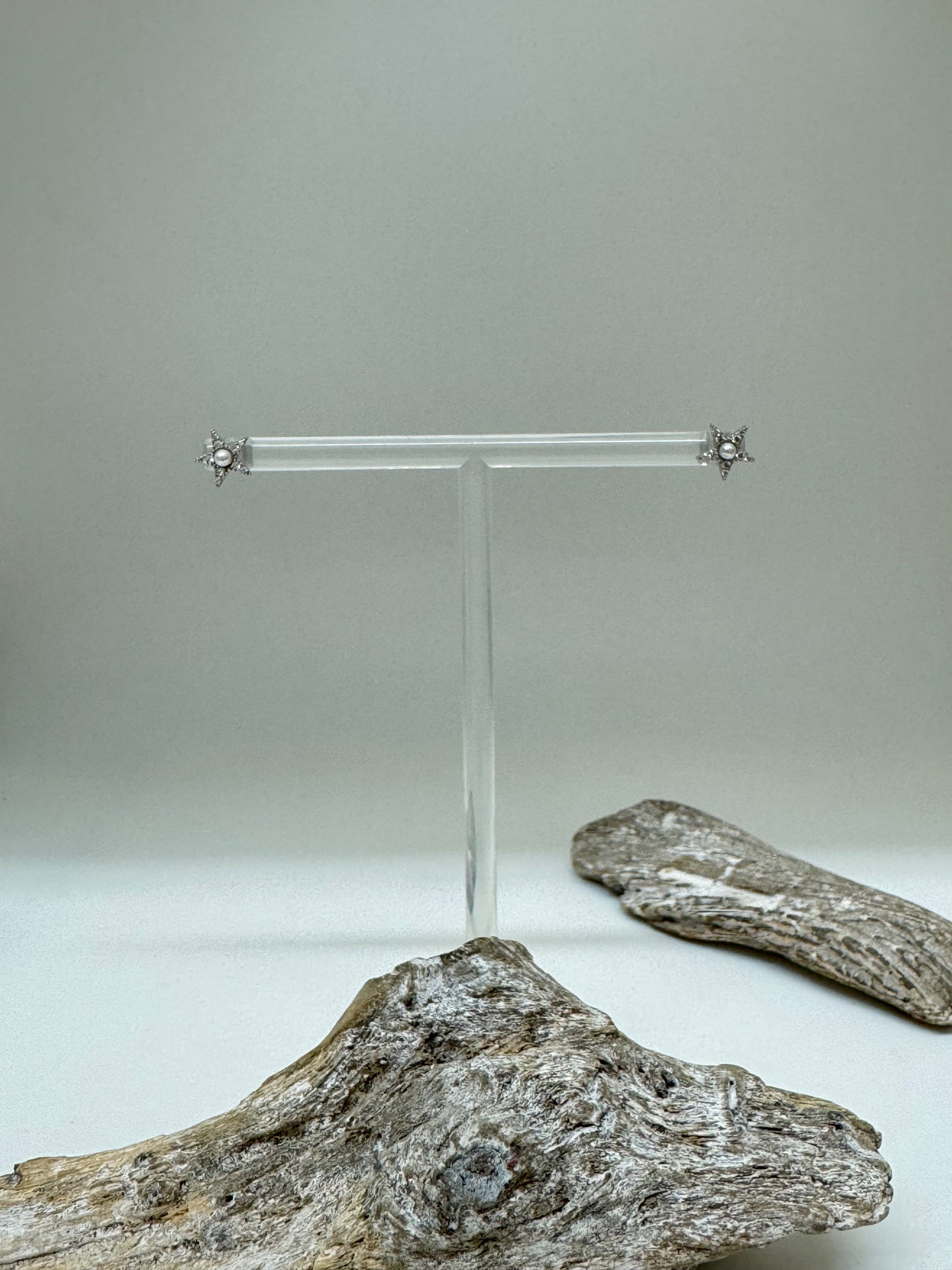 Boucles d'oreilles Étoiles sur Argent sterling Kurshuni Boucles d'oreilles Étoiles KR1355-3