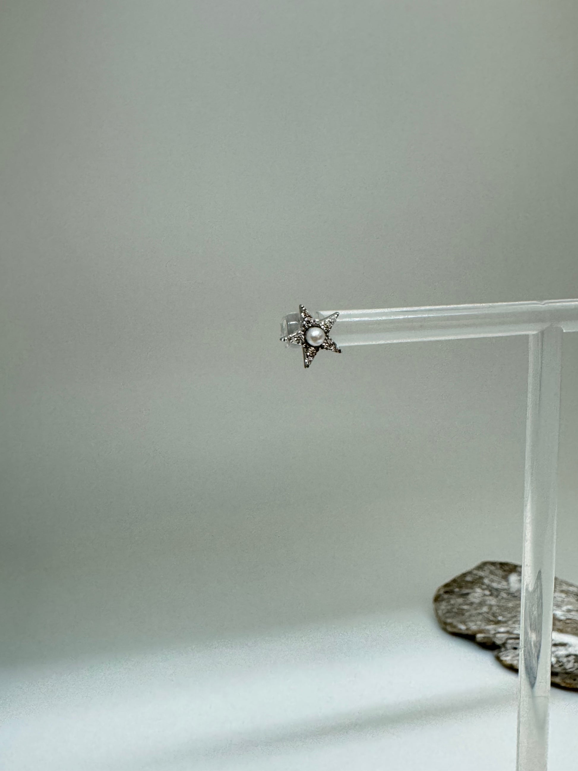 Boucles d'oreilles Étoiles sur Argent sterling Kurshuni Boucles d'oreilles Étoiles KR1355-3