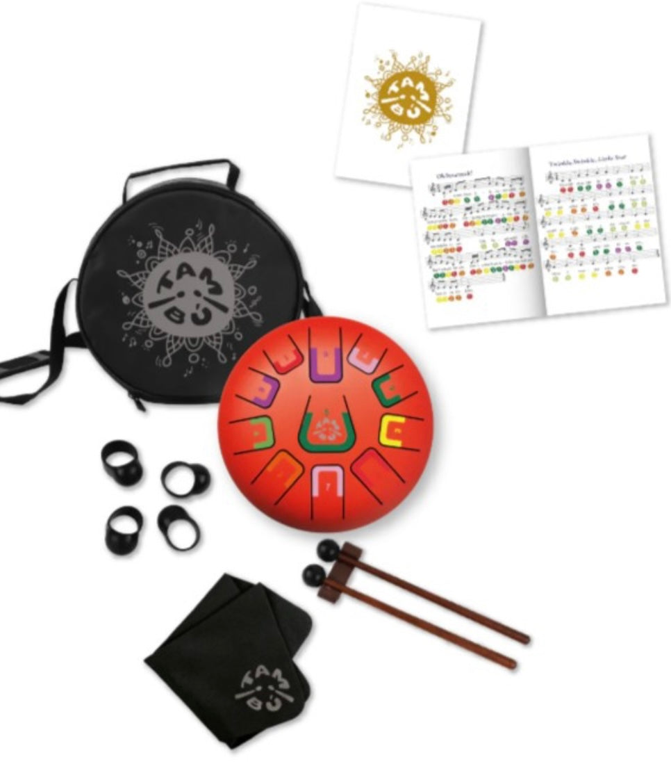 Tambú Scarlet Sunset 8" Tambour musicale Tambú Scarlet Sunset 8"