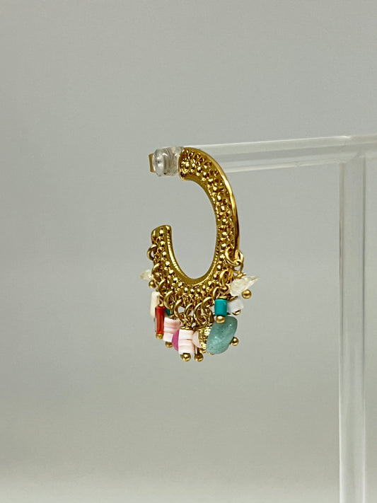 Emily boucles d'oreilles multi