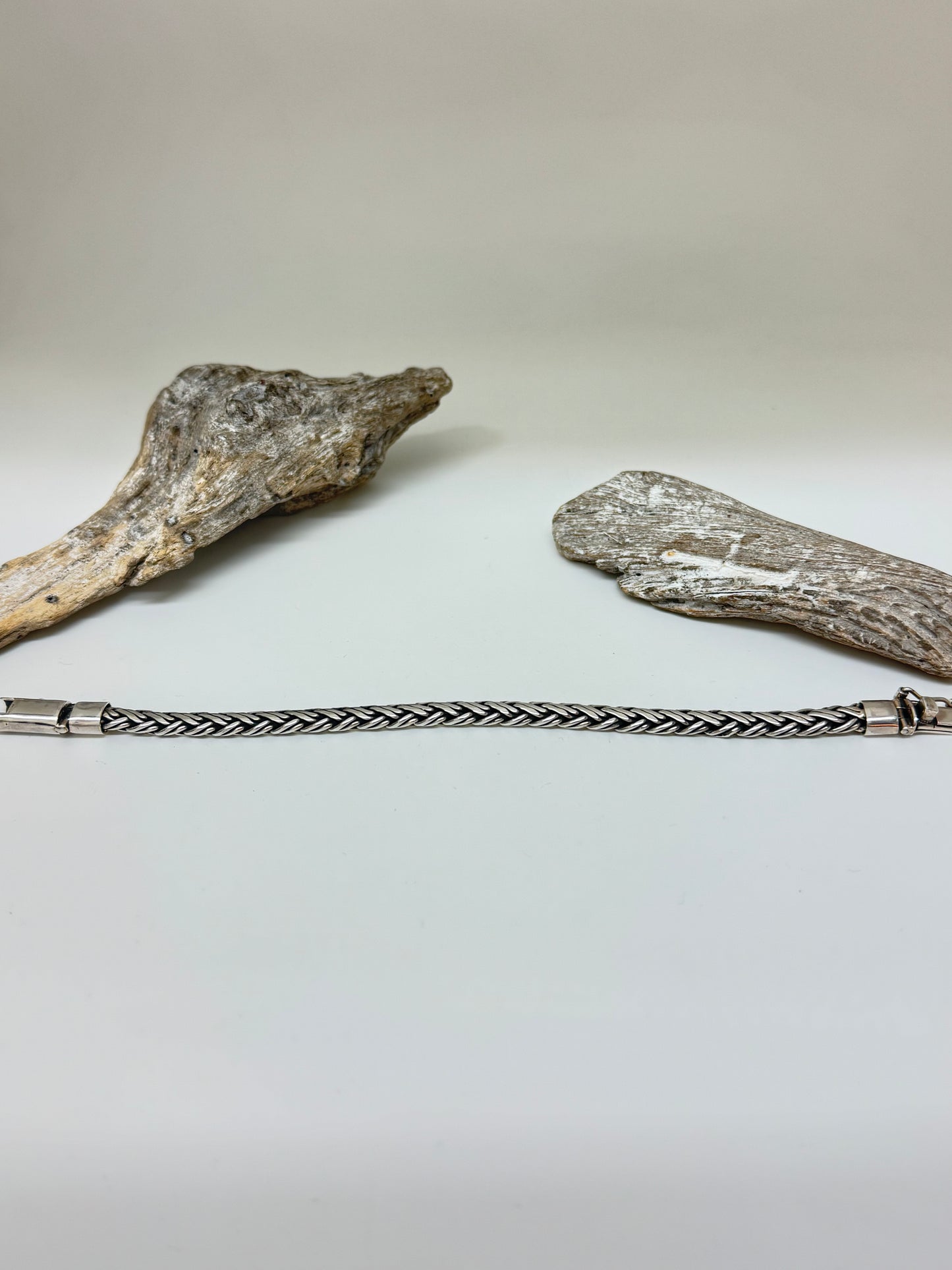 Bracelet gourmette homme en Argent 925 Fait par des Artisans de l’Indonésie Bracelet gourmette