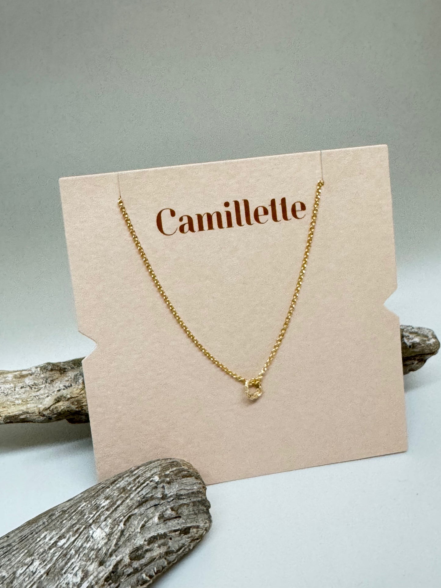 Collier Amalgam or 10 carats Fait à Montréal Camillette Collier Le Collier Amalgame - Or 10 carats Fait à Montréal