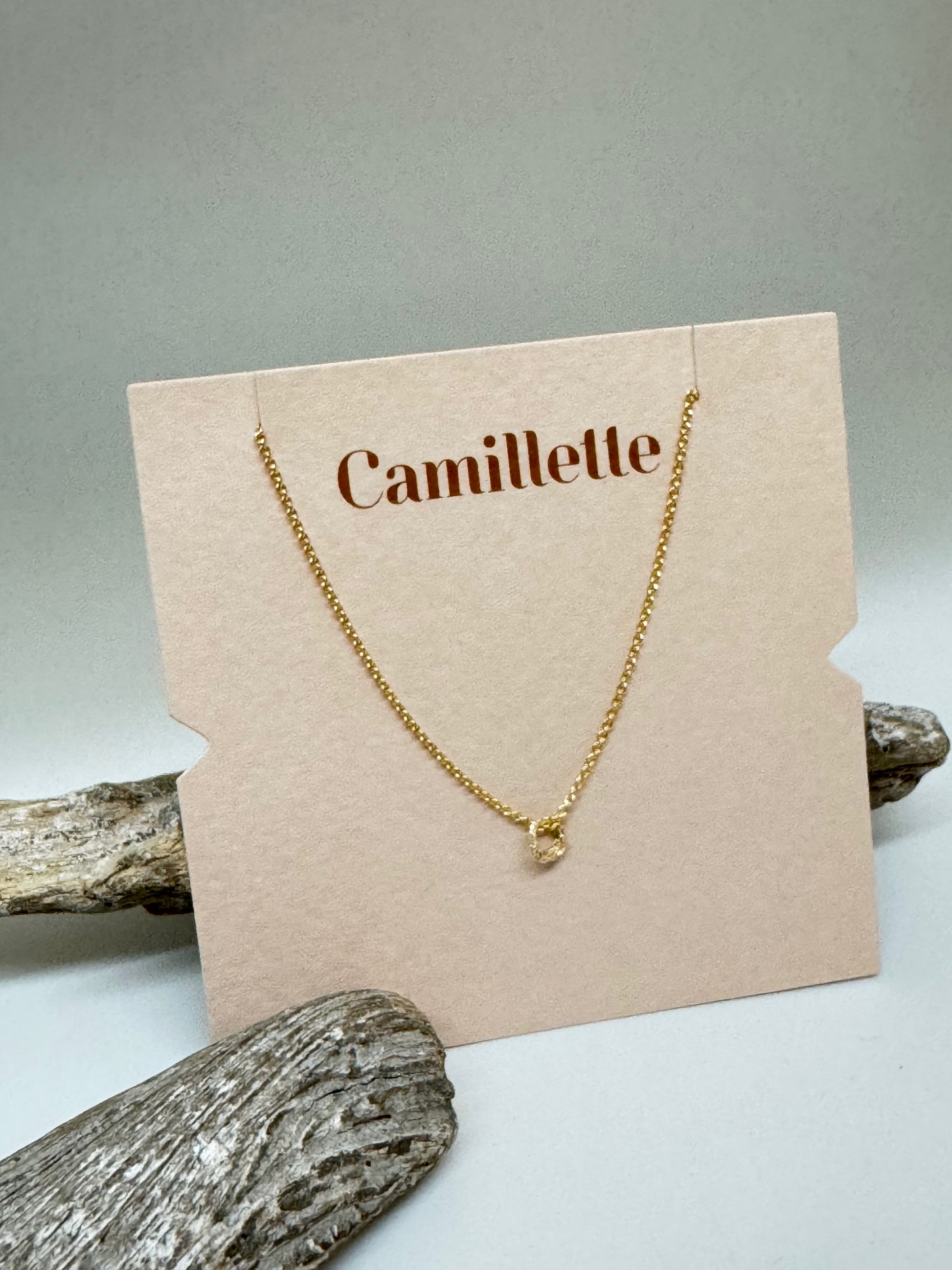 Collier Amalgam or 10 carats Fait à Montréal Camillette Collier Le Collier Amalgame - Or 10 carats Fait à Montréal