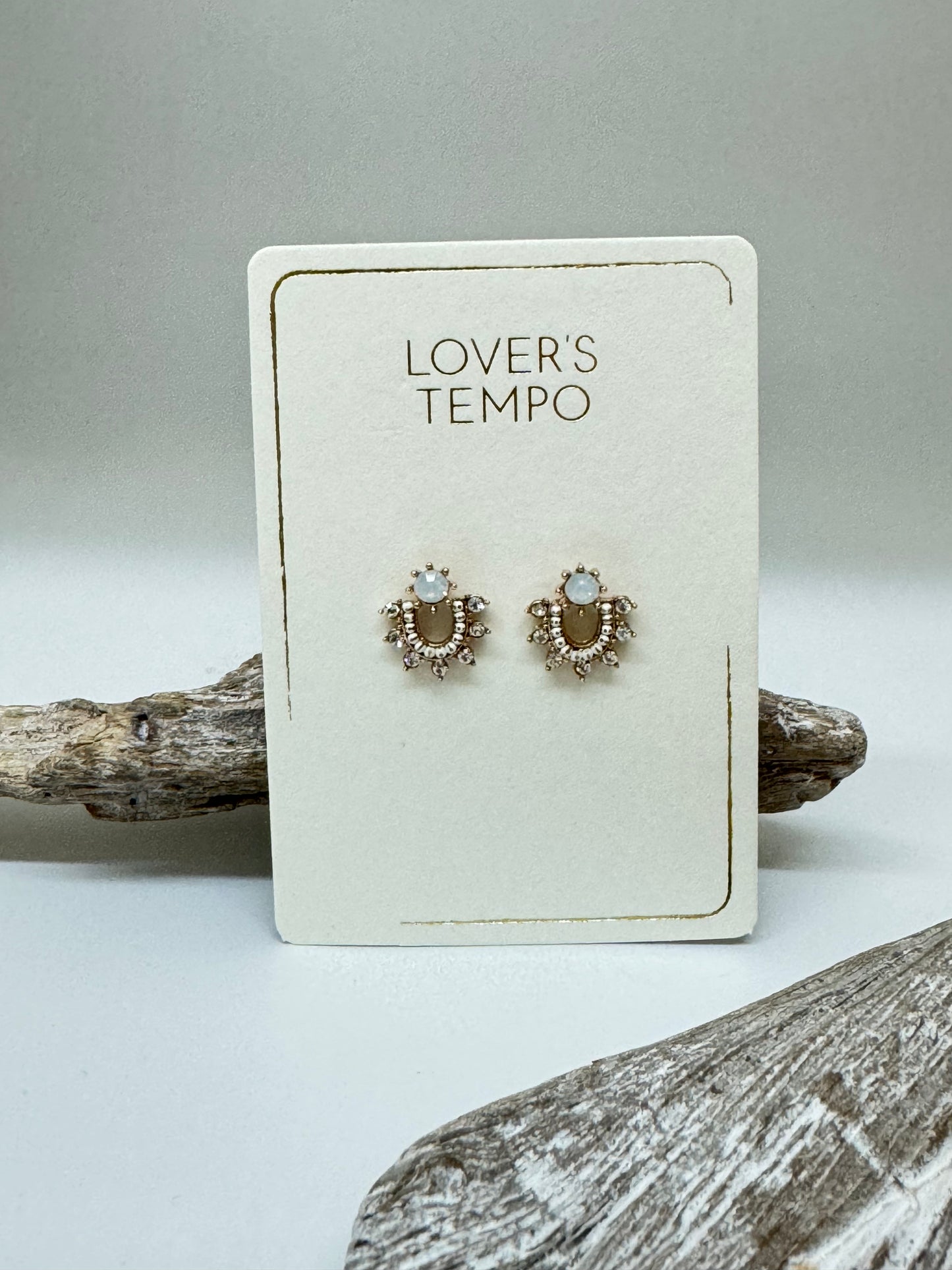 Fate Boucles d'oreille dessinée à Vancouver Lovers Tempo 1SP25007-WHT