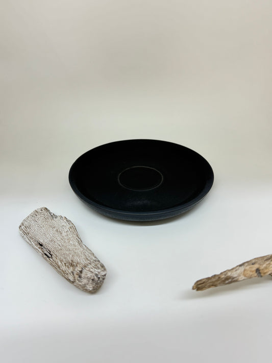 Soucoupe pour tasse à cappuccino blanche Kamouraska A&J Métissage Soucoupe pour tasse à cappuccino blanche