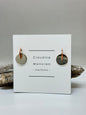 Boucles d'oreilles Dem03 cuivre et argent Claudine Moncion Montréal Dem03