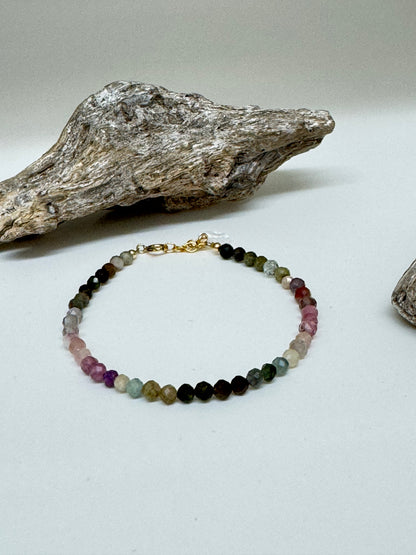 Bracelet Tourmalines Gold Filled fait à la main à Amsterdam Blinckstar 2302a17