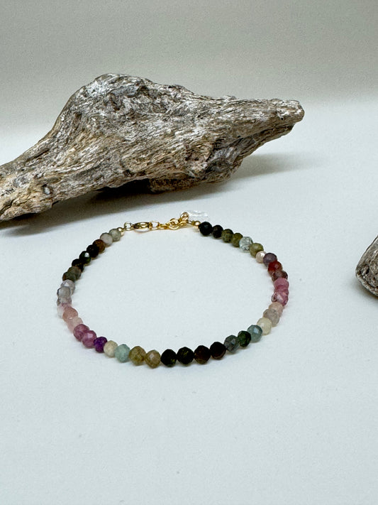 Bracelet Tourmalines Gold Filled fait à la main à Amsterdam Blinckstar 2302a17