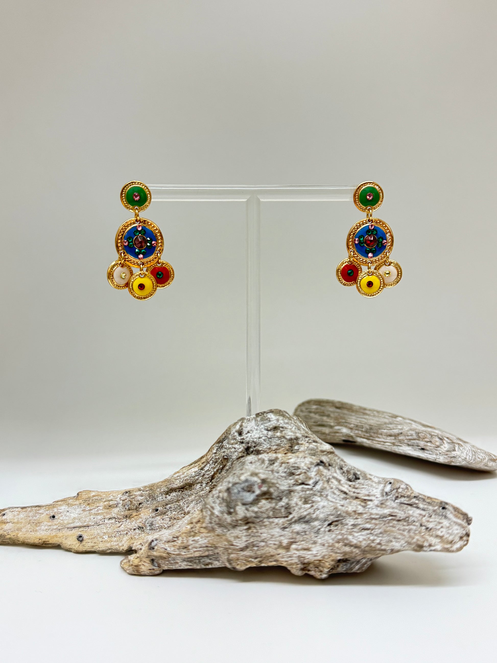 Boucles d'oreille Asequinsequin moyenne flash Bijoux Produite à Marseille Gas bijoux Asequinsequin moyenne flash