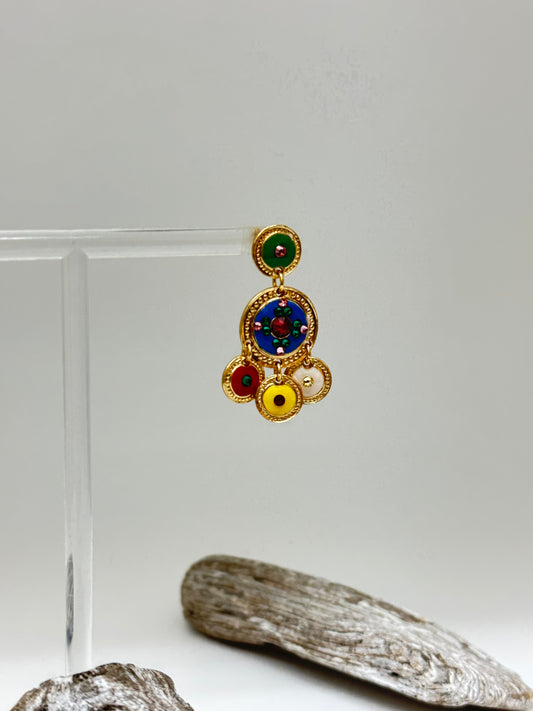 Boucles d'oreille Asequinsequin moyenne flash Bijoux Produite à Marseille Gas bijoux Asequinsequin moyenne flash