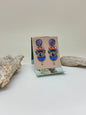 Boucles d'oreilles Plagia Ayala Bar -Cristaux Métaux antiques Verre fabriquée au Moyen-Orient AyalaBar R2316