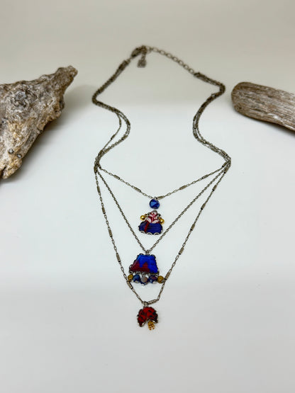 Collier superposé AyalaBar fabriquée au Moyen Orient R3599