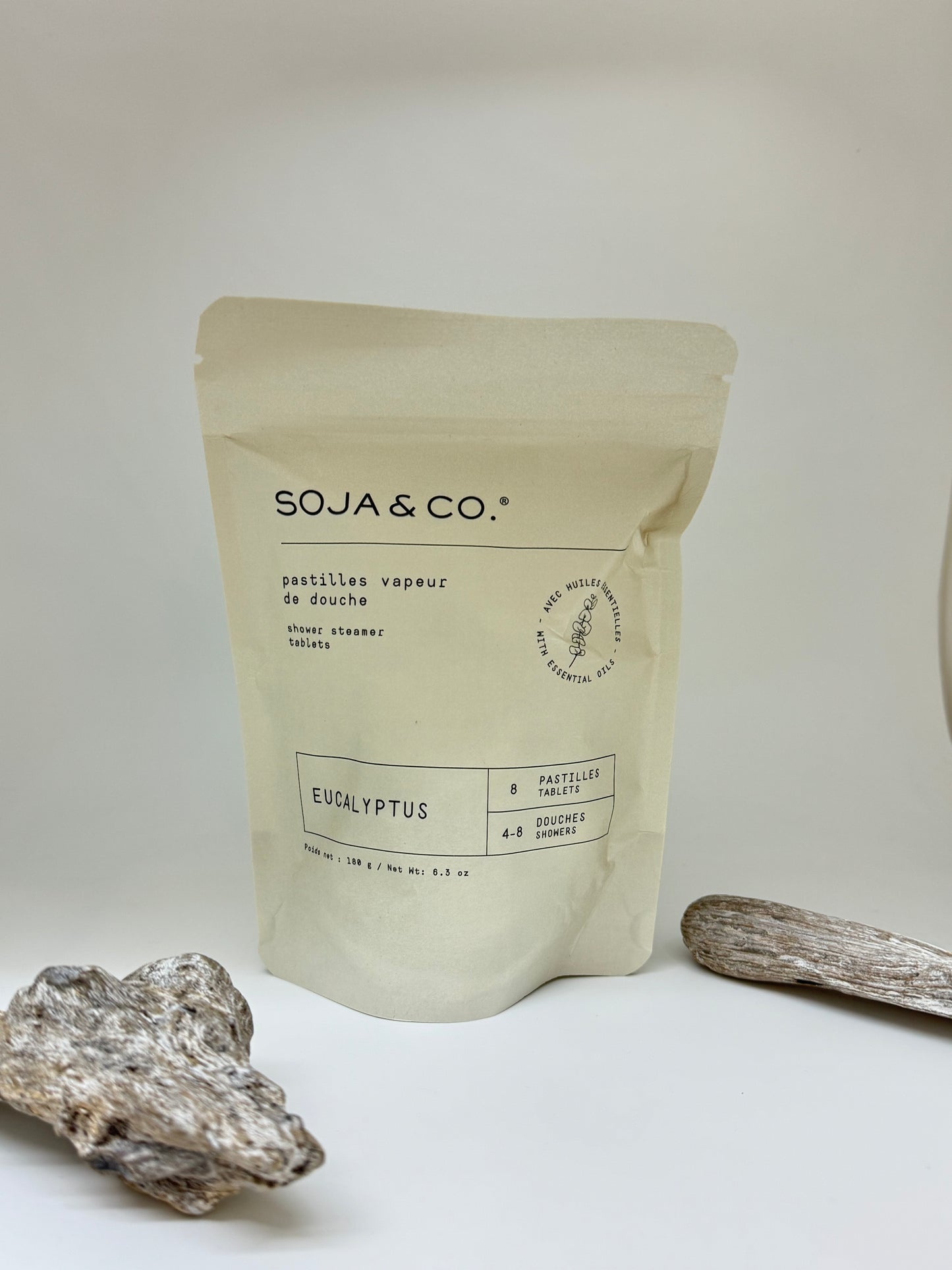 Pastilles vapeur de douche-EucalyptusSoja & co Pastilles vapeur de douche - Eucalyptus