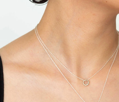 Connexion - Collier Argent sterling douce Fait main à Montréal Connexion