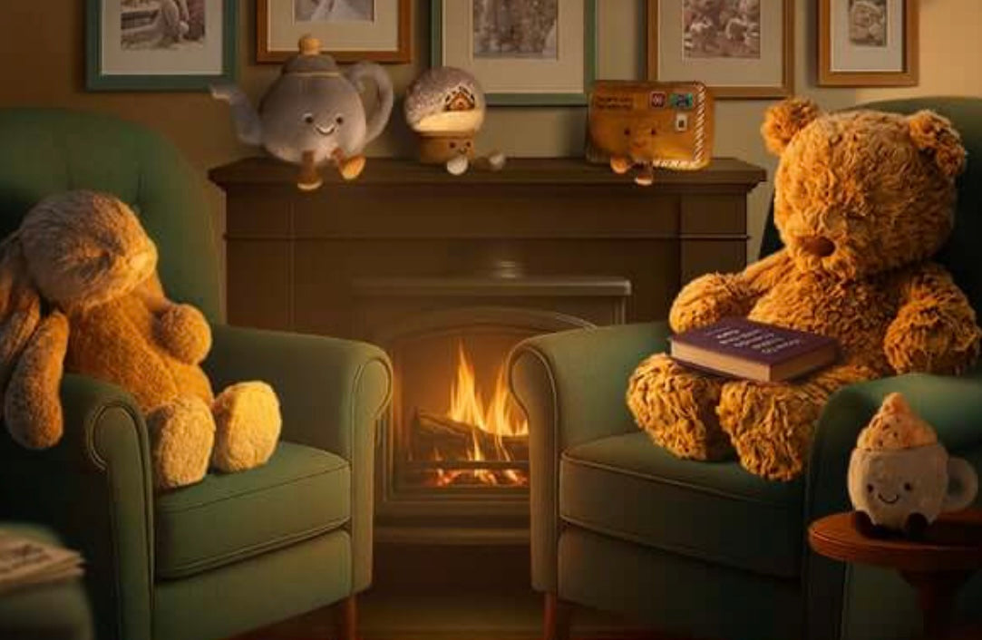 Bartholomew l'ourson peluche dessinée à Londres (Copie) Jellycat
