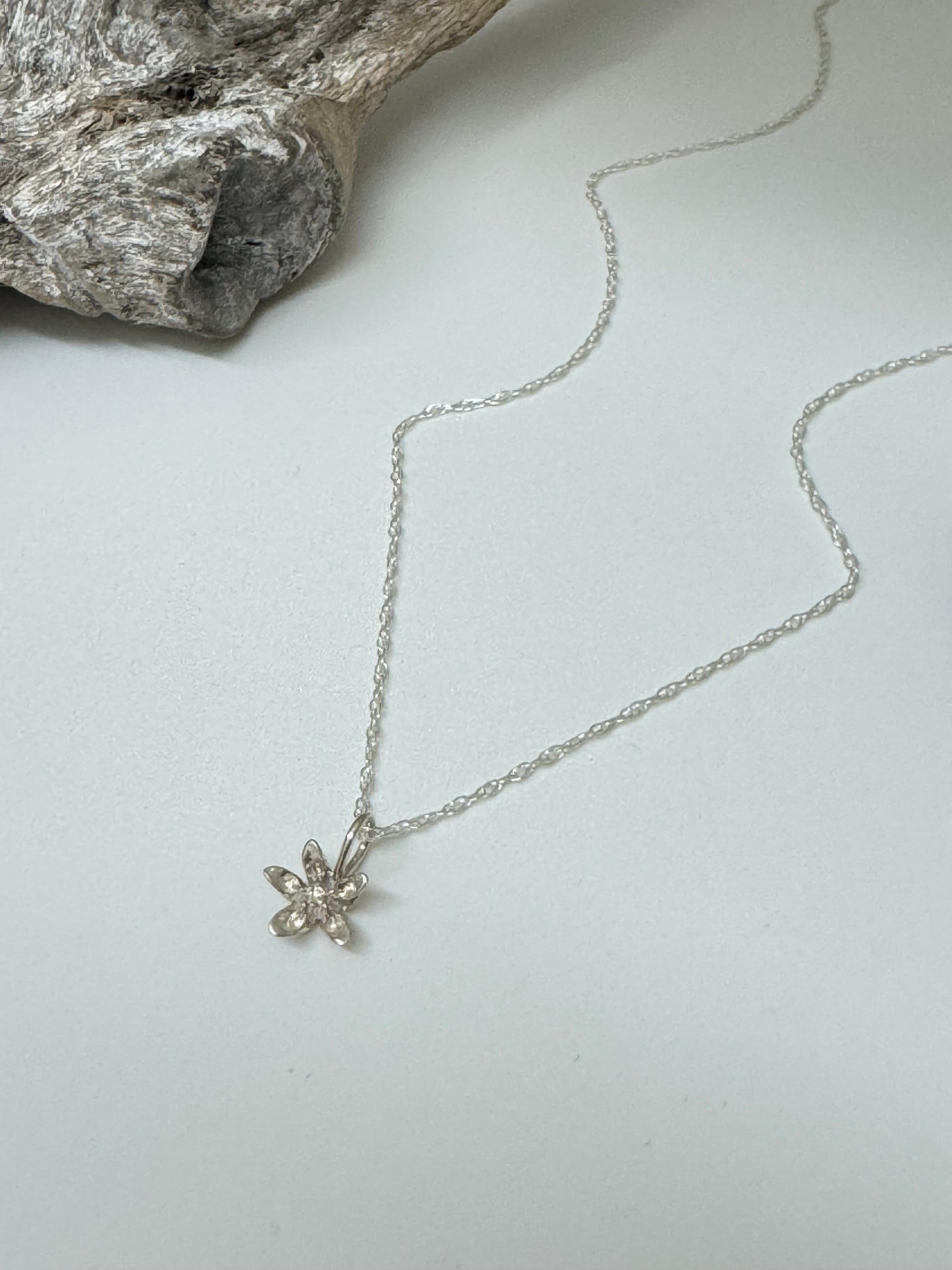 Collier Asclépiade Argent Amulette par Bénédite Séguin H-A-P-18