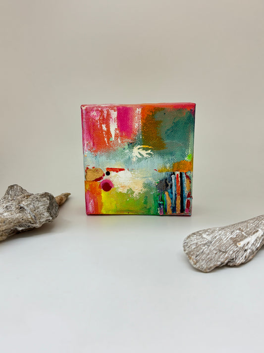 Louise Larose Lumière 2 peintre 4 x 4 professionnelle Montréal Louise Larose Artiste