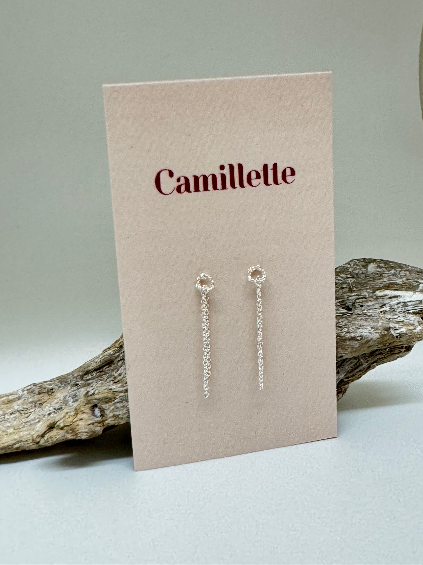 Trail Earrings Sterling Silver Handmade in Montreal