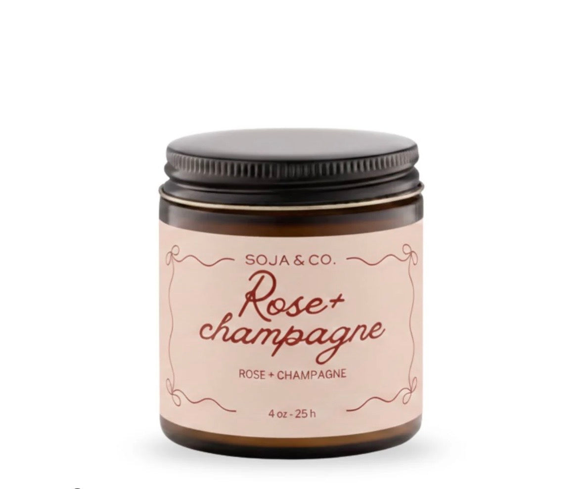 Bougie - Rose + Champage Soja & co Bougie - Rose + Champage