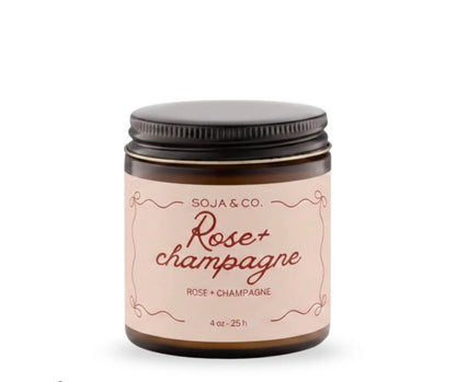 Bougie - Rose + Champage Soja & co Bougie - Rose + Champage