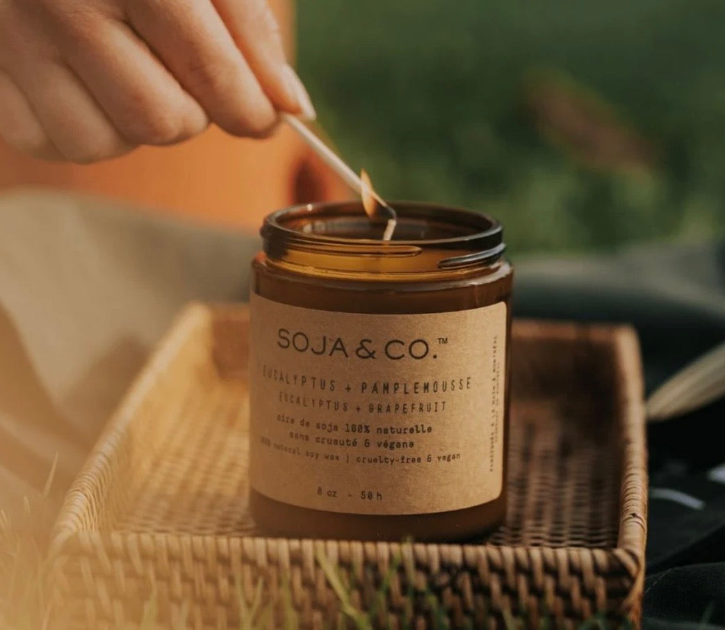 Bougie- Eucalyptus + Pamplemousse Soja &  co Bougie - Eucalyptus + Pamplemousse