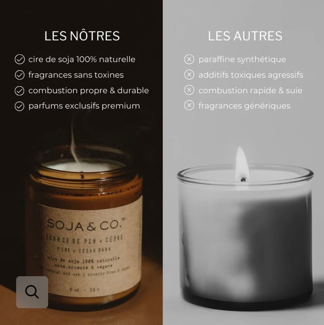 Bougie- Eucalyptus + Pamplemousse Soja &  co Bougie - Eucalyptus + Pamplemousse