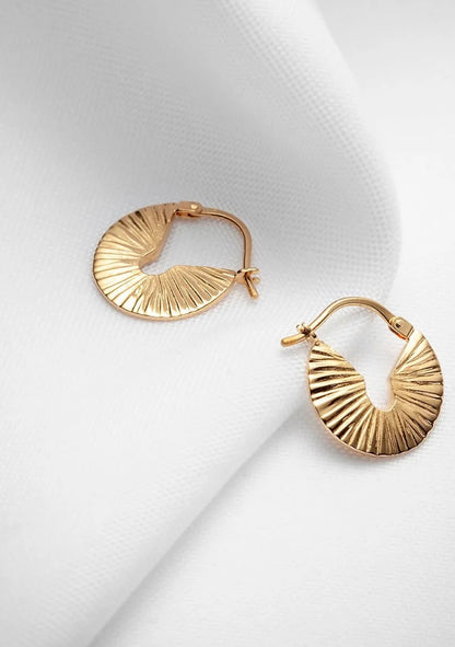 Dia boucles d'oreilles Vermeille