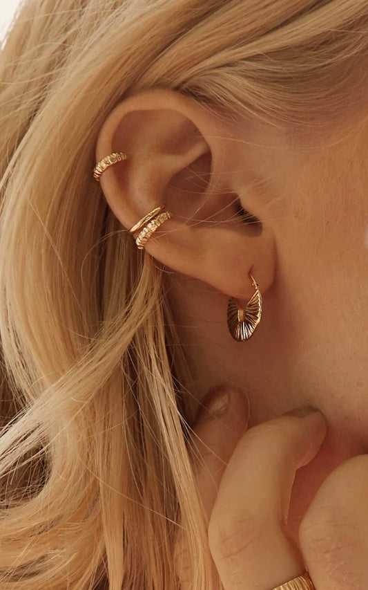 Dia boucles d'oreilles Vermeille
