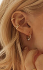 Dia boucles d'oreilles Vermeille