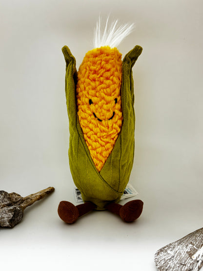 Amuseables Sweetcorn peluche dessinée à Londres Amuseables Sweetcorn A4SWEE