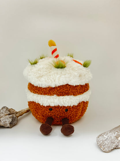 Amuseables Carrot cake, peluche dessinée à Londres Amuseables Carrot cake,Jellycat A2CRTC