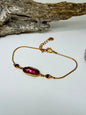 Bracelet ajustable 3 éléments strass - Emy Franck Herval 13-73160