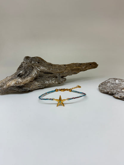 Bracelet ajustable simple étoile de mer - Summer Franck Herval 13-73293