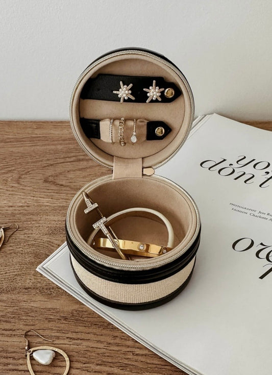 Boîte à bijoux Loz - Toile/Noir Louenhide Boîte à bijoux Loz - Toile/Noir 3476CANBLK