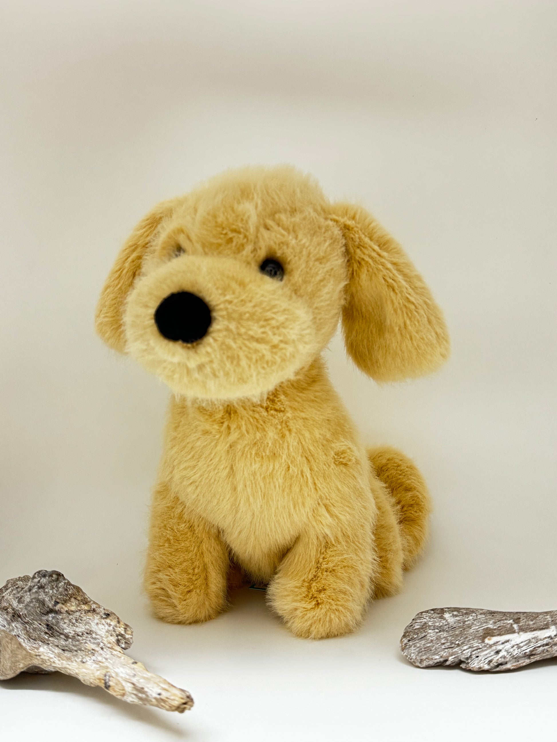 Golden puppy peluche dessinée à Londres Jellycat Chiot doré MAL3DOG
