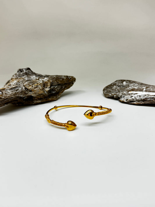 Bracelet Duality Amore Jonc Fabriqué à la main à Marseille en France Gas bijoux Bracelet Duality Amore Jonc