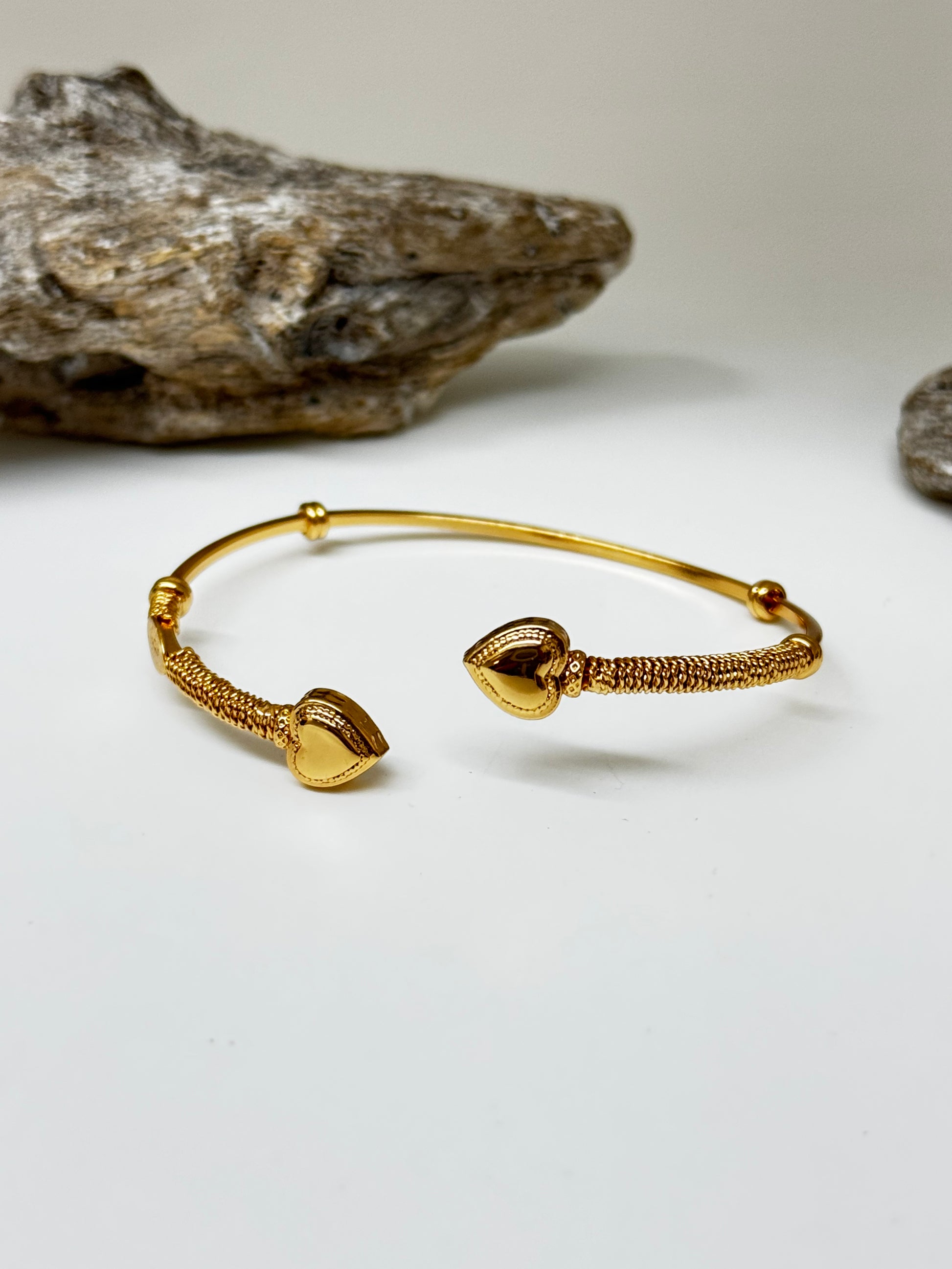 racelet Duality Amore Jonc Fabriqué à la main à Marseille en France Gas bijoux Bracelet Duality Amore Jonc