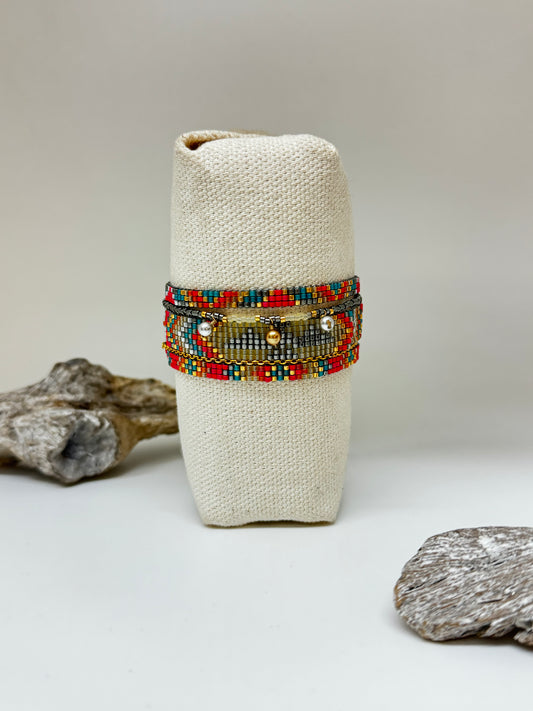Bracelet Medly medium Artisanal Perle Japonaise Miyuki Mishky Fait en Colombie Bracelet Medly medium