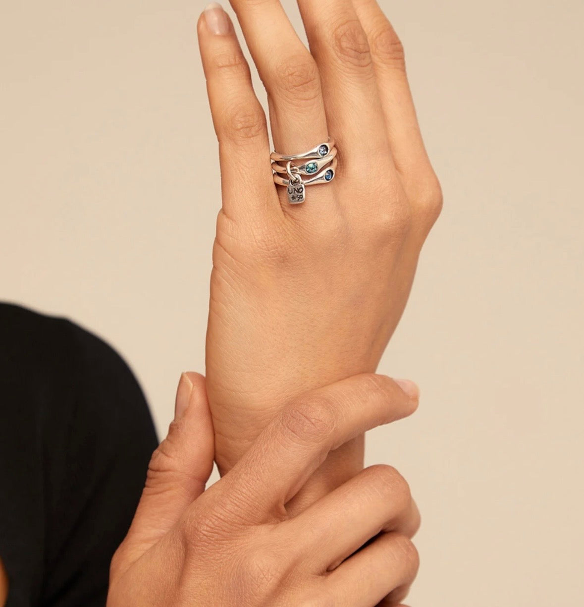 Bague Happy Blue ring Fabriqué en Espagne Uno de 50 Bague Happy Blue ANI0678AZUMTL