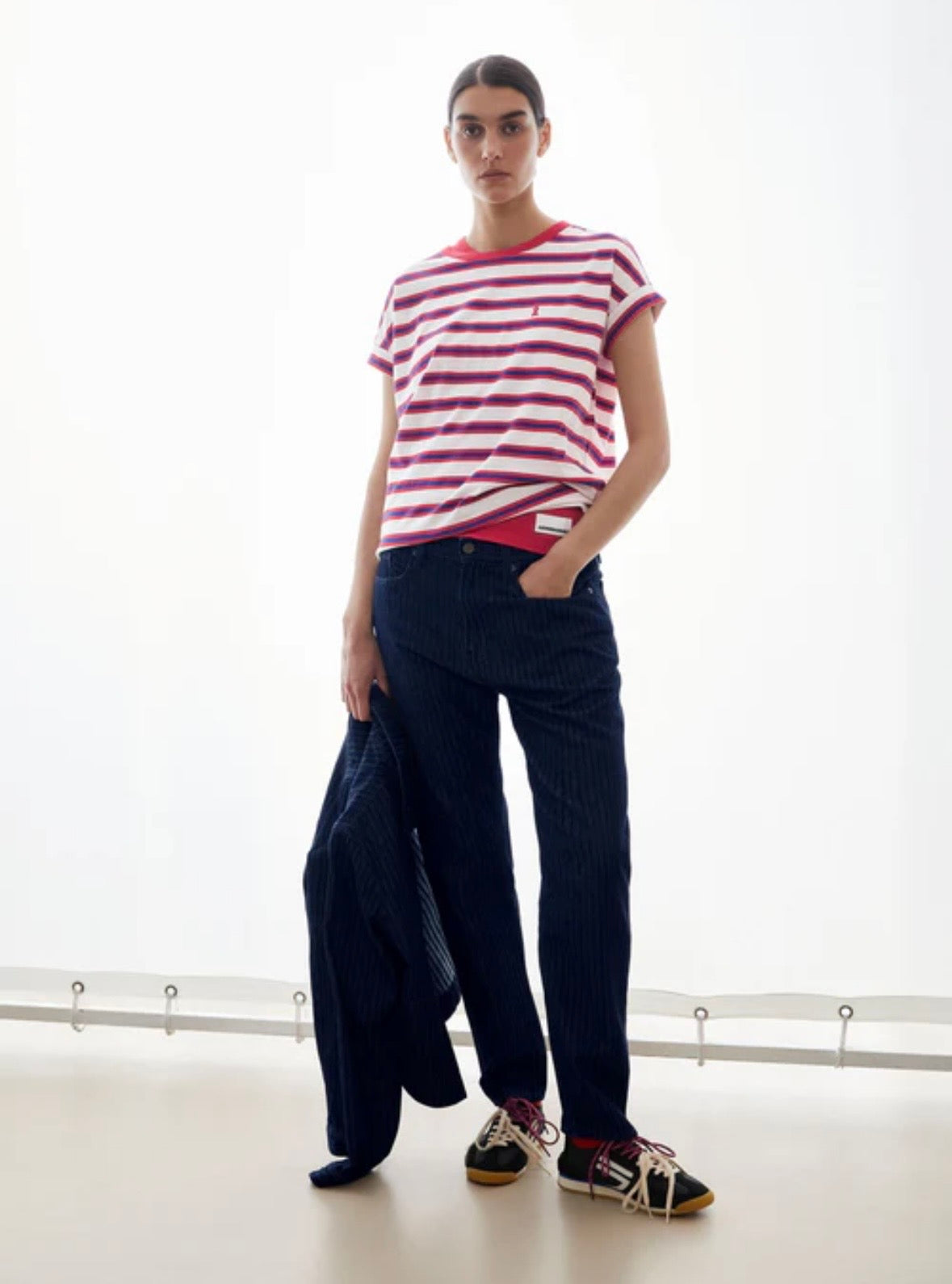 IDAARA STRIPES T-SHIRT  Fabriqué à partir de 100 % coton biologique Armed Angel