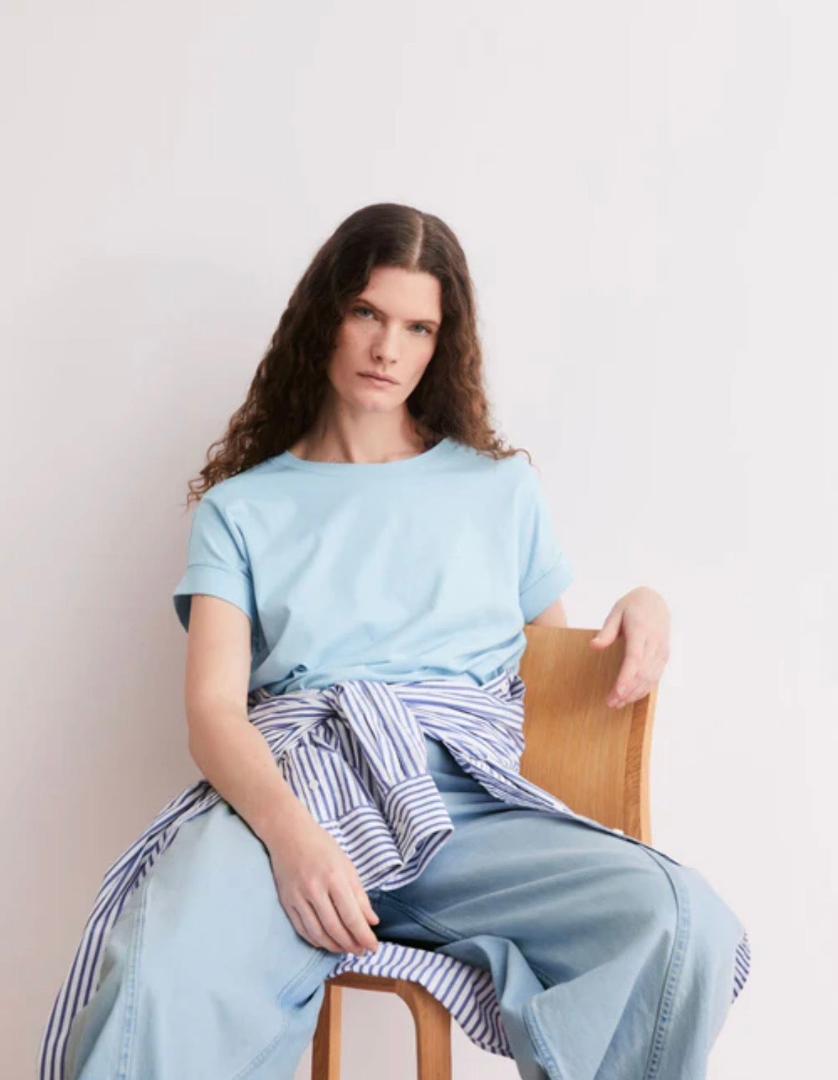 IDAARA T-SHIRT Blue glow Armed Angel Idaara rouge IDAARA T-SHIRT Blue glow