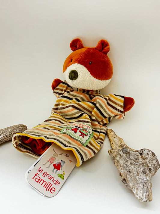 Gaspard le renard La Marionnette peluche dessinée à Paris&nbsp;Moulin Roty 632190