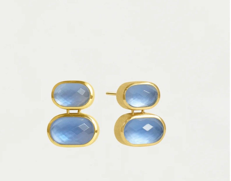 Boucles d'oreilles pendantes Mercer à double pierre précieuse Dean Davidson Boucles d'oreilles pendantes Mercer