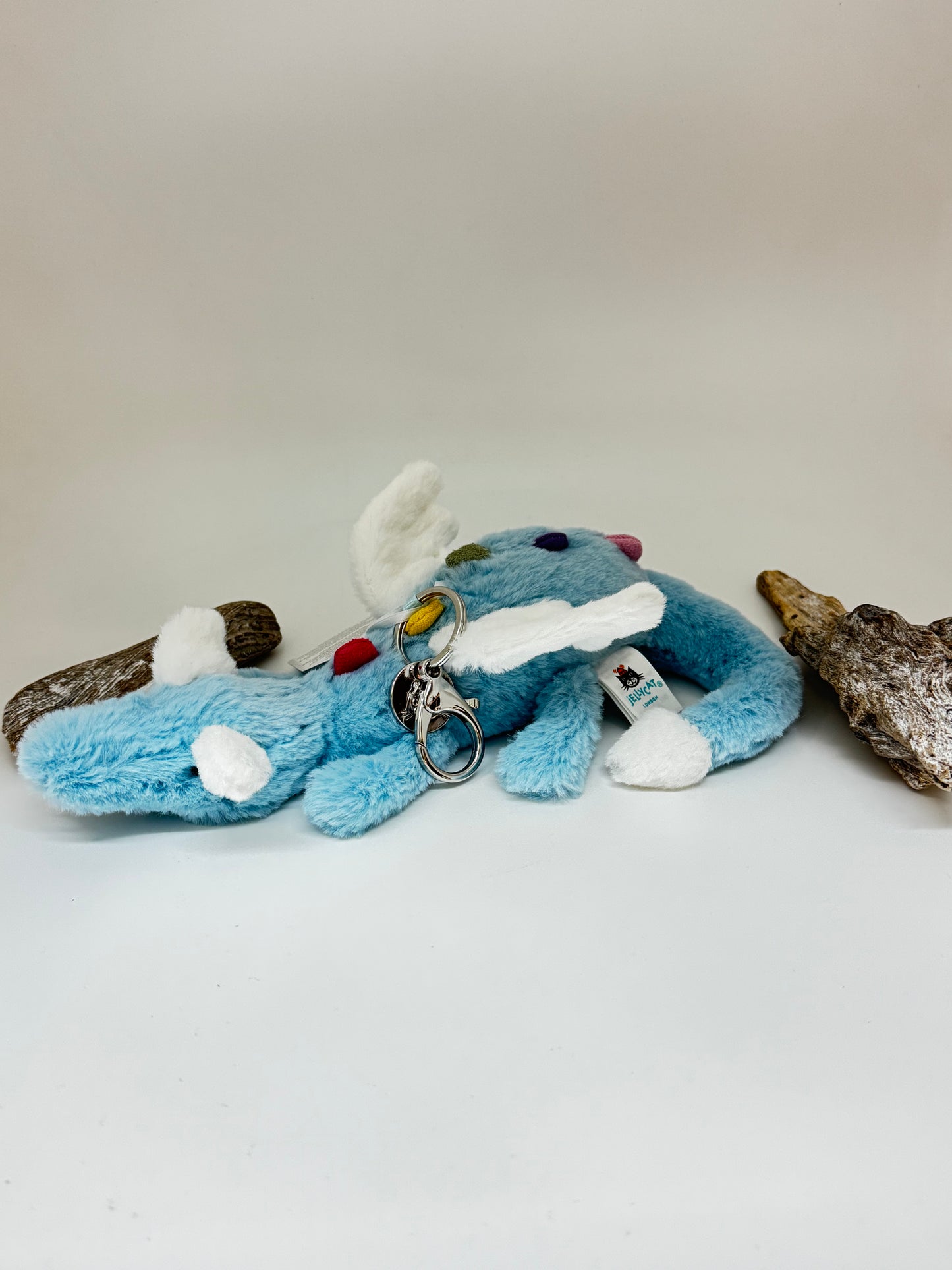 Porte-clés Dragon Céleste peluche Jellycat dessinée à Londres Porte-clés Dragon Céleste SKY4BC