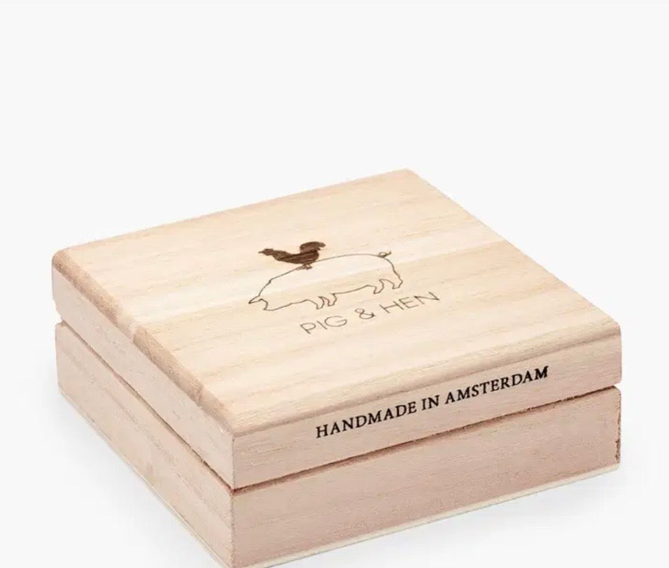 Bracelet Vicious Vik - Summer Blue Stone Gray Fait main à Amsterdam Pig&Hen Bracelet & Vicious Vik - Summer Blue Stone Gray