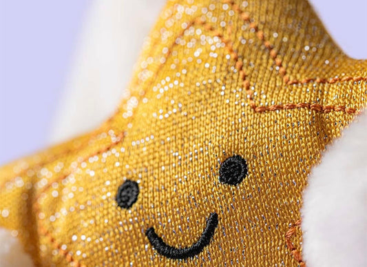 Lapin crème avec étoile peluche Jellycat dessinée à Londres Lapin crème avec étoile BB3STAR