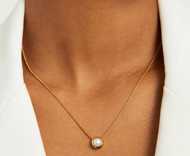 Pendentif Signature Midi Knockout Pearl Dean Davidson Pendentif Signature Midi Knockout N120-g-prl