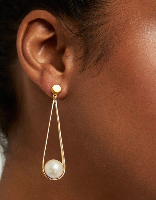 Boucles d'oreilles Ipanema Pearl Davidson Boucles d'oreilles Ipanema Sky Blue e650-g-prl