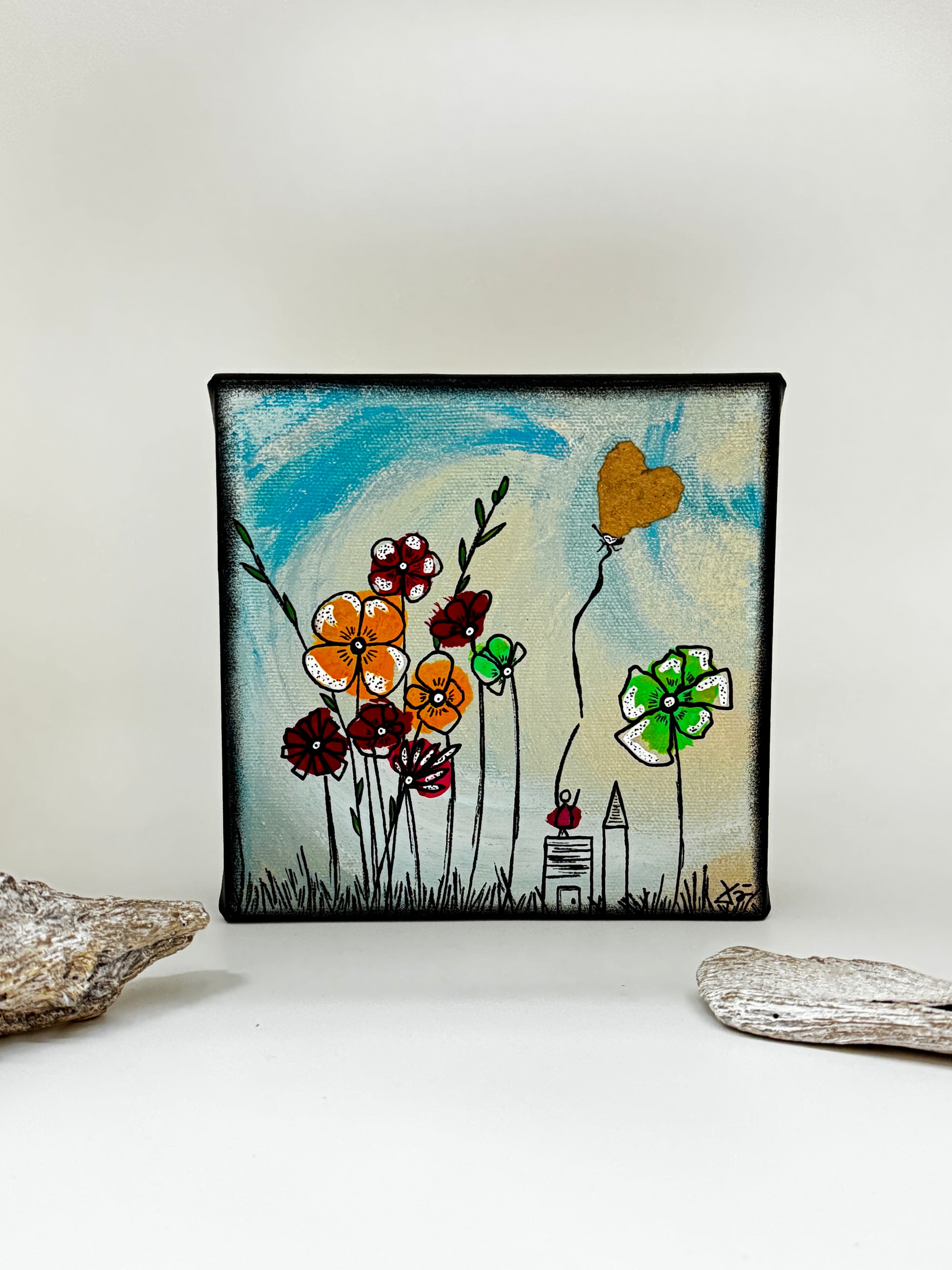 Créer un monde fleuri Atelier ma Petite Grande Soeur Josée Tremblay Créer un monde fleuri