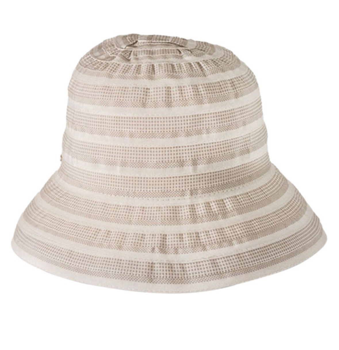 Chapeau Brizo Beige Cloche ajustable et pliable Canadian Hat